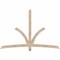 Ekena Millwork Davenport Smooth Timber Gable Bracket, Douglas Fir, 84"W x 56"H x 3 1/2"D x 3 1/2"F, 16/12 Pitch GBW084X56X0404DAV00SDF - alternate 1